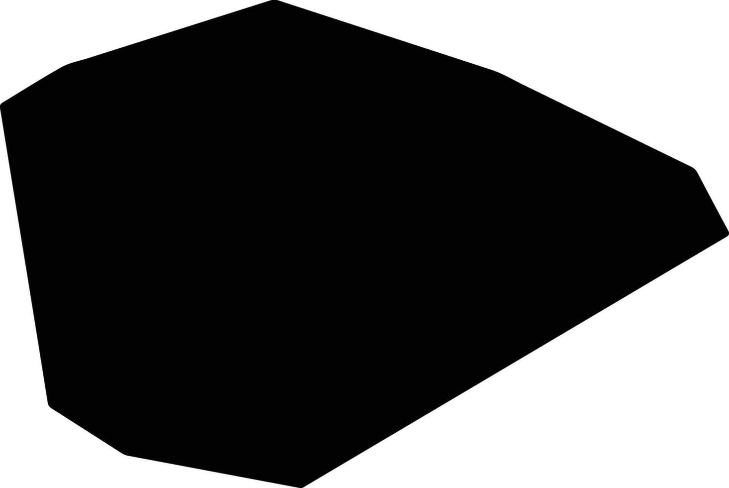 Xianningshi China silhouette map vector