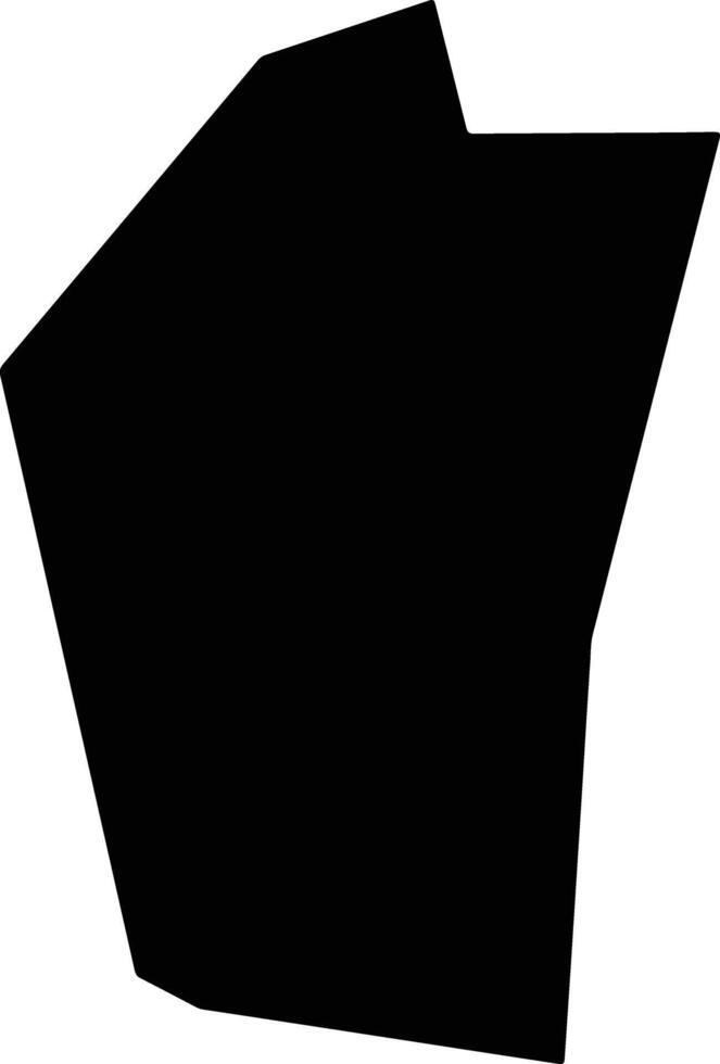 Xiaoganshi China silhouette map vector
