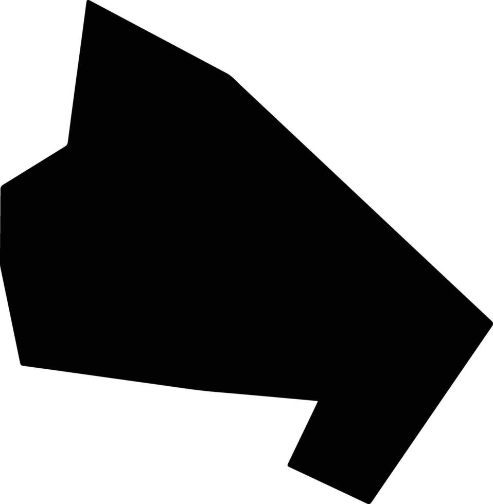 Xiaoxian China silhouette map vector