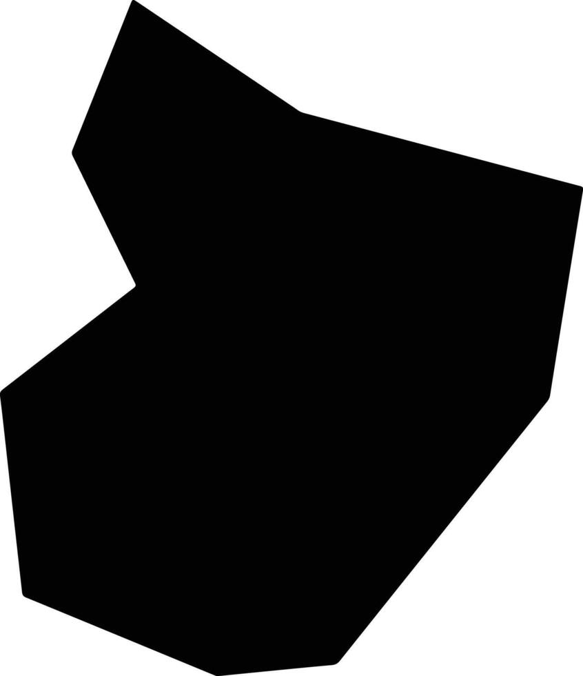 Xidexian China silhouette map vector