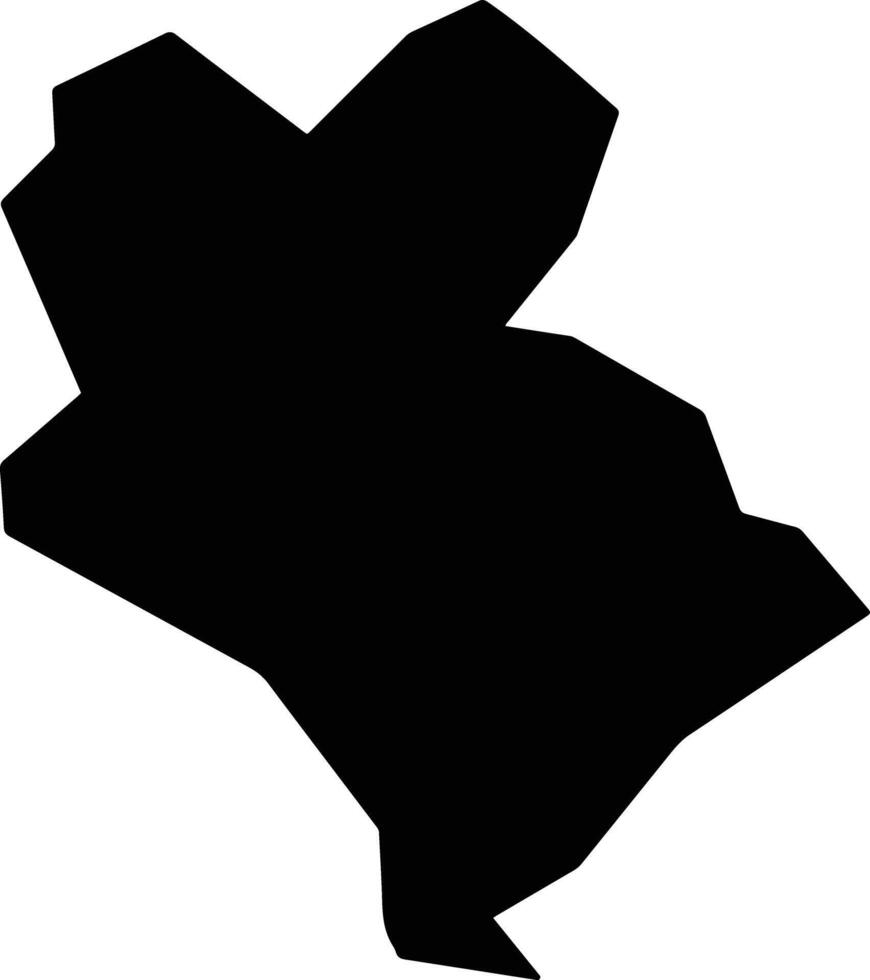Xilinhaoteshi China silhouette map vector