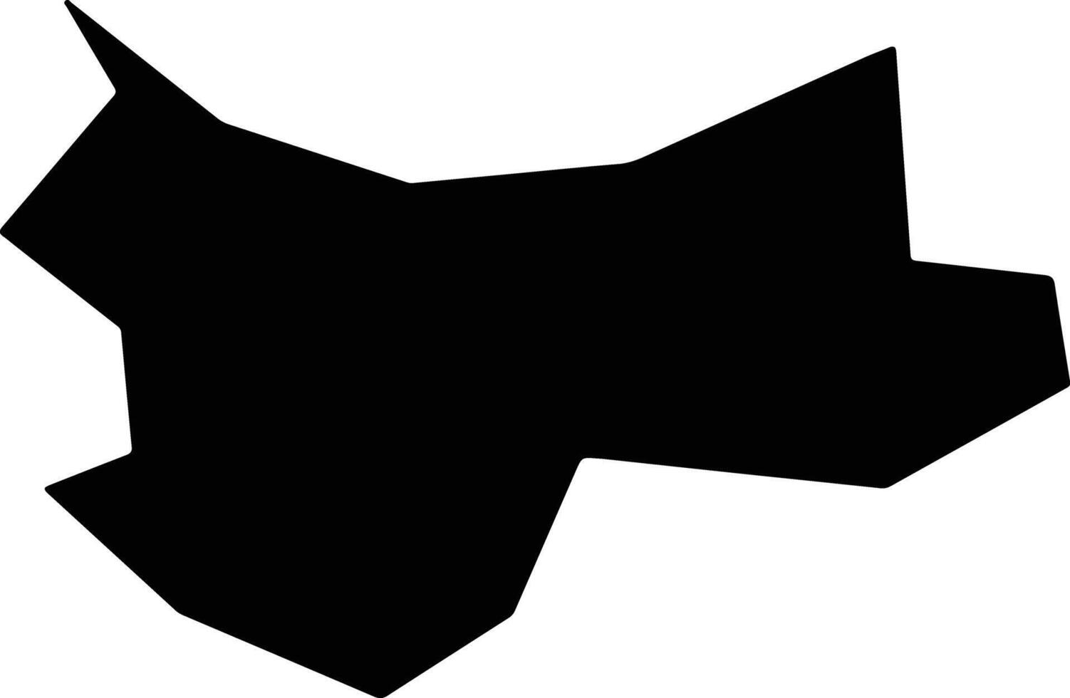 Xinbinmanzuzizhixian China silhouette map vector