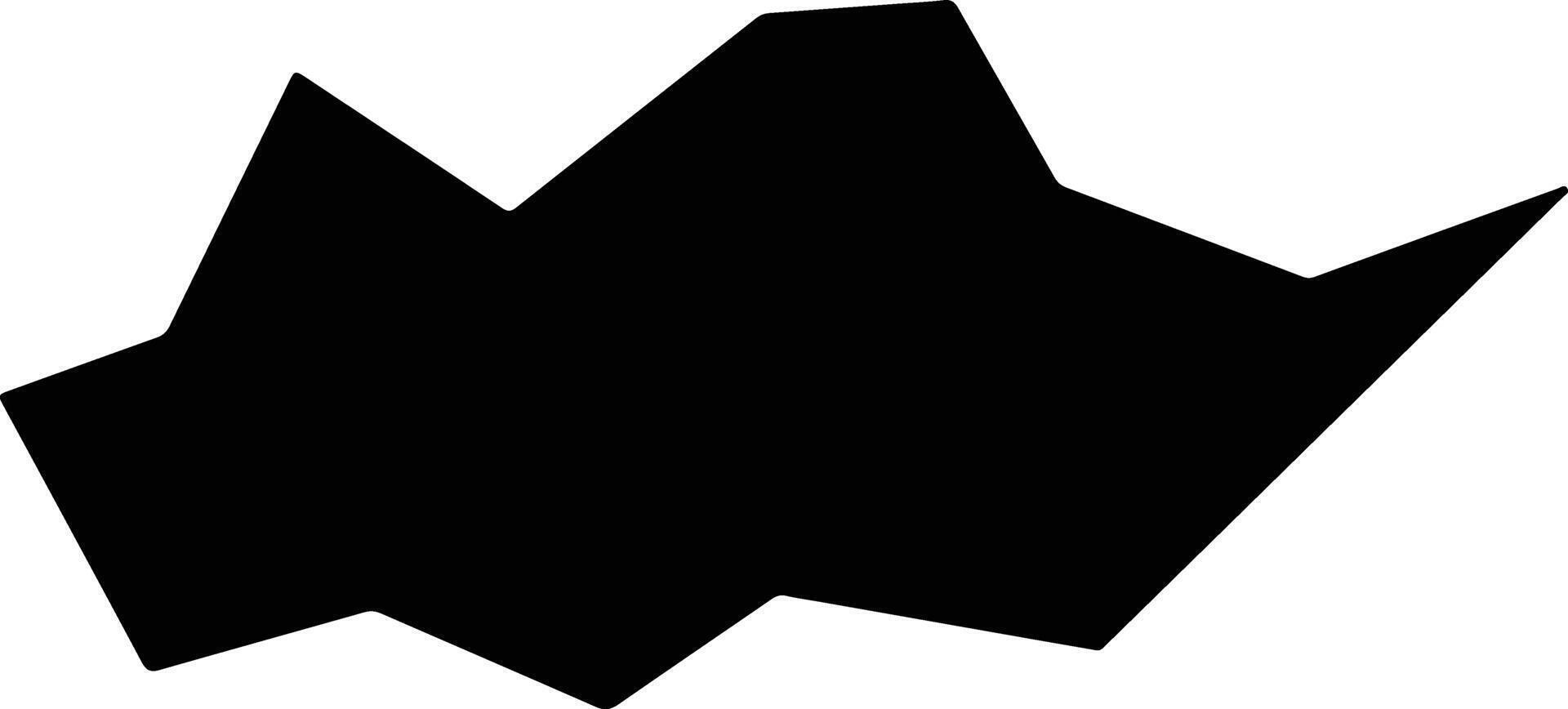 Xinfengxian China silhouette map vector