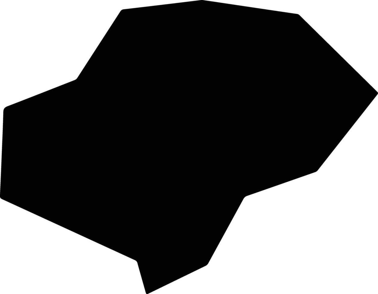 Xingguoxian China silhouette map vector