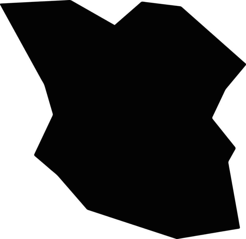 Xinghaixian China silhouette map vector