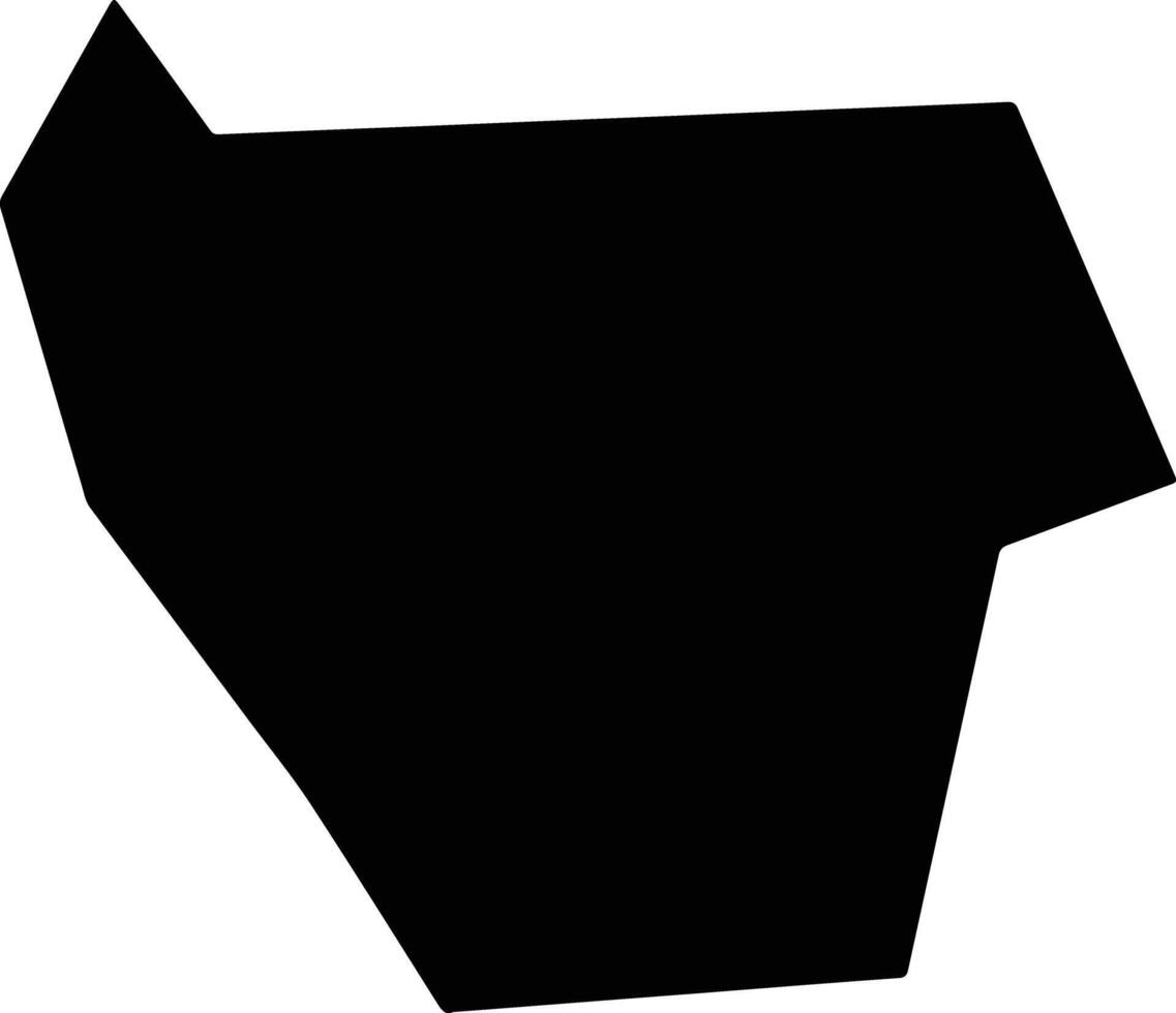 Xinghuashi China silhouette map vector