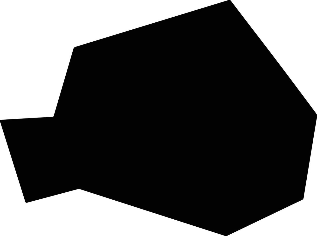 Xingshanxian China silhouette map vector
