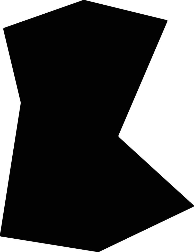 Xintianxian China silhouette map vector