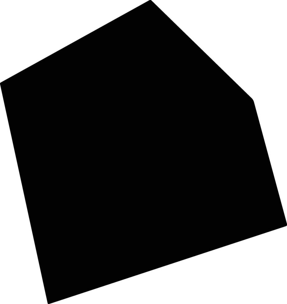 Xinxiangxian China silhouette map vector