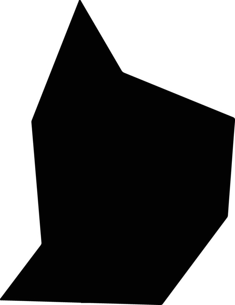 Xinyexian China silhouette map vector