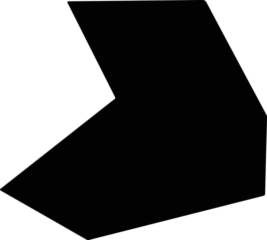 Xinzhengxian China silhouette map vector