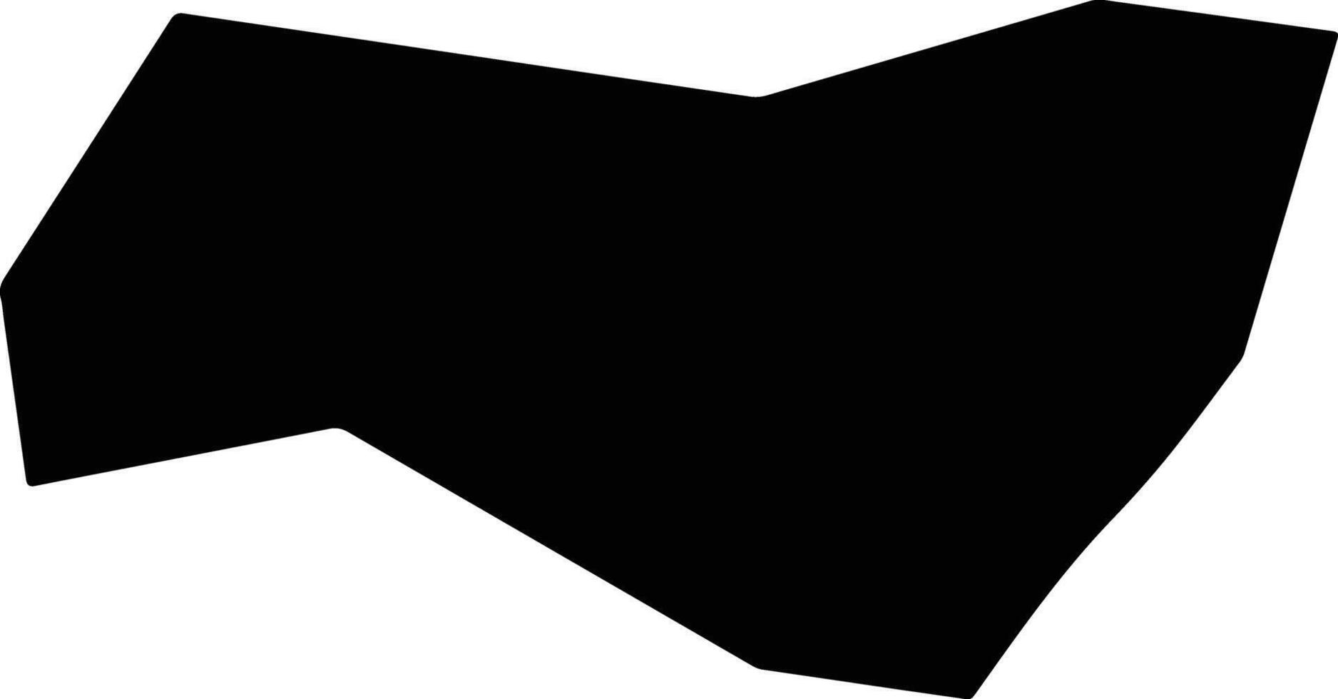 Xiyangxian China silhouette map vector