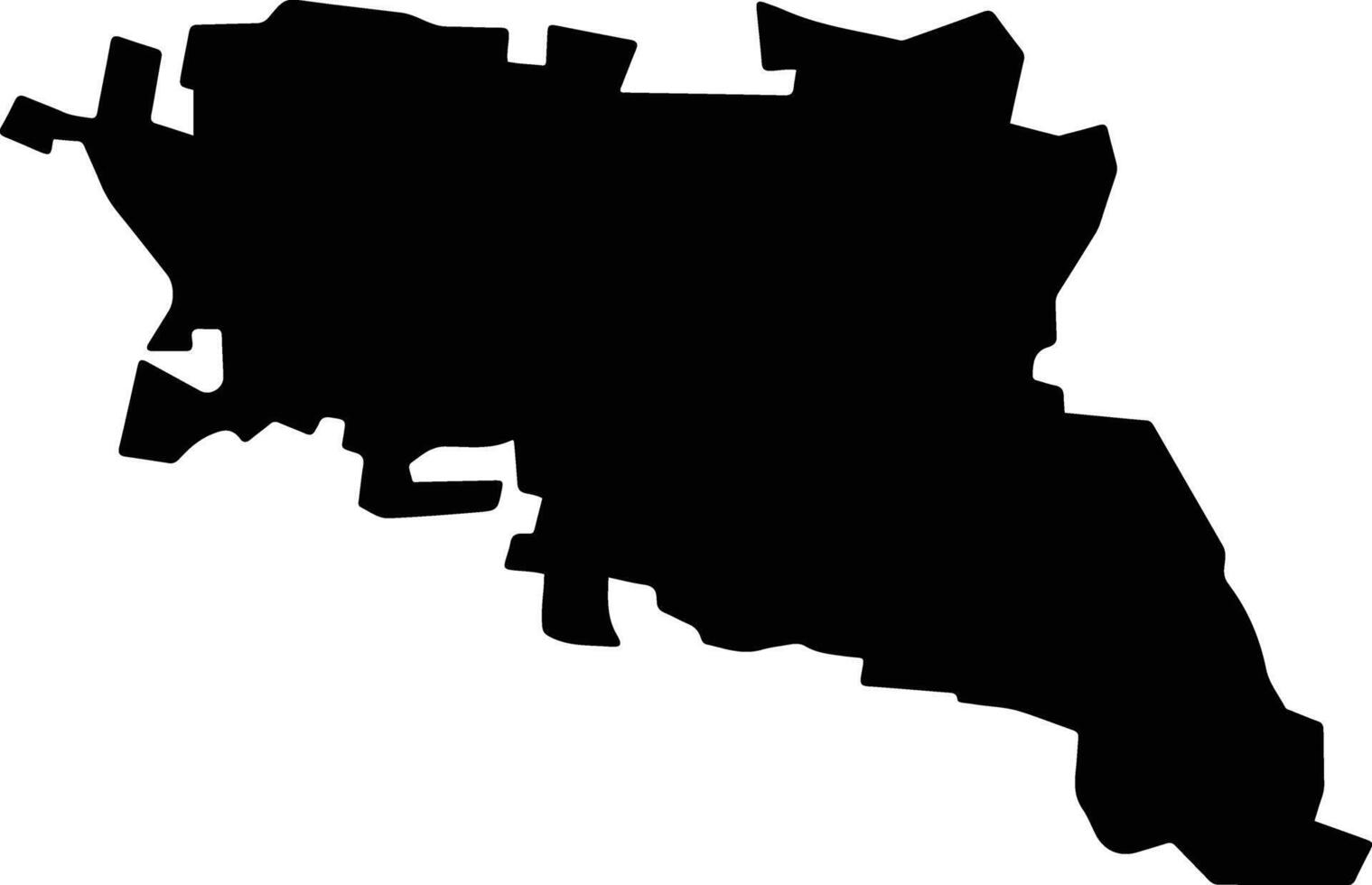 Xocchel Mexico silhouette map vector