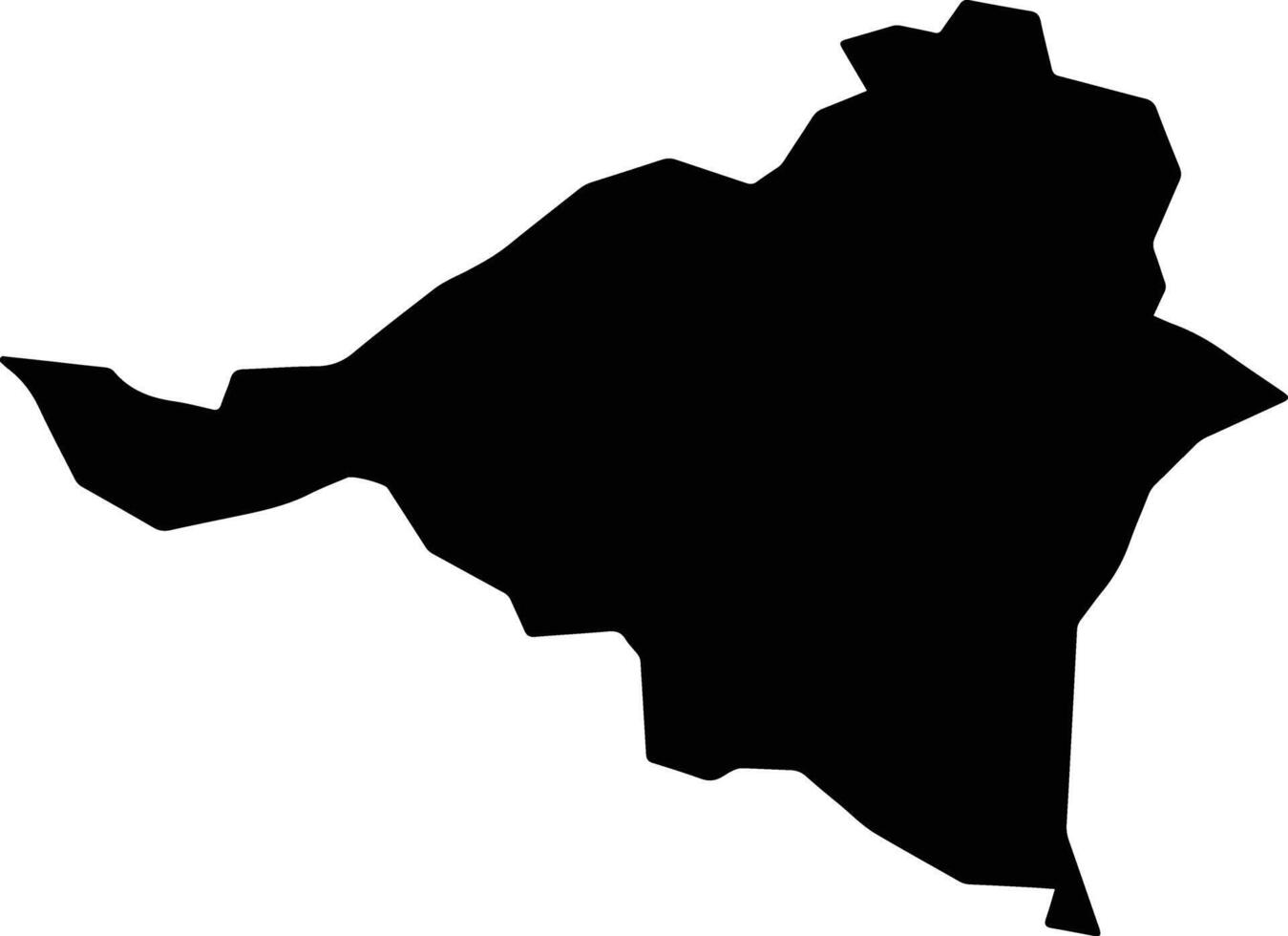 Xoxocotla Mexico silhouette map vector