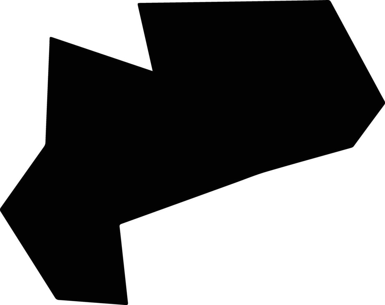 Xuanhuaxian China silhouette map vector