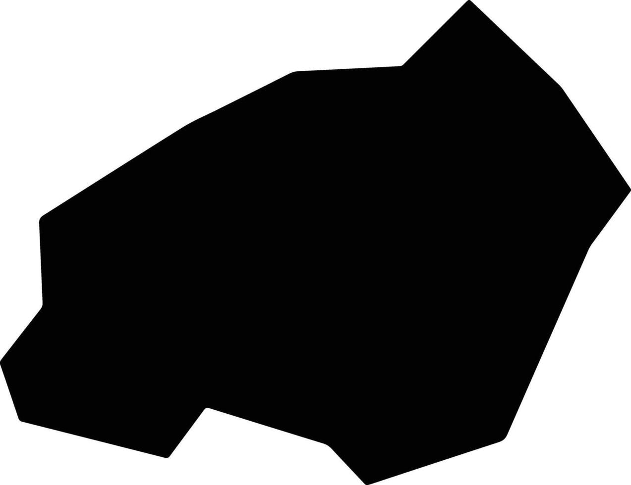 Xuanweishi China silhouette map vector
