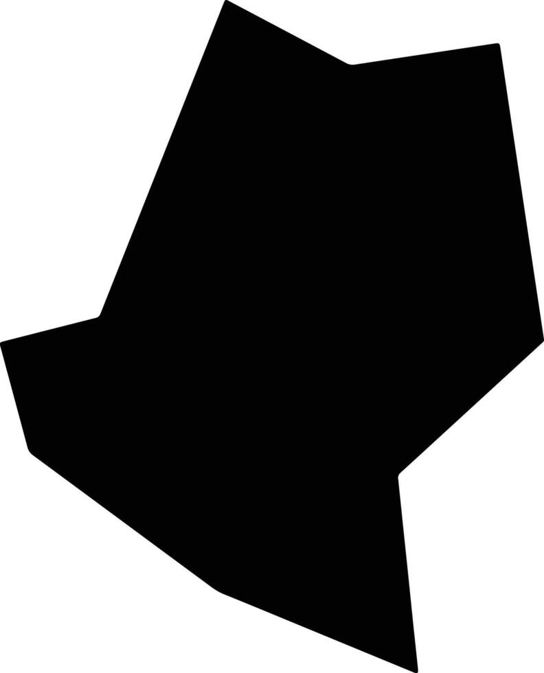 Xunwuxian China silhouette map vector