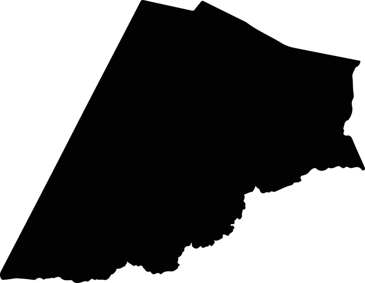 Yabebyry Paraguay silhouette map vector