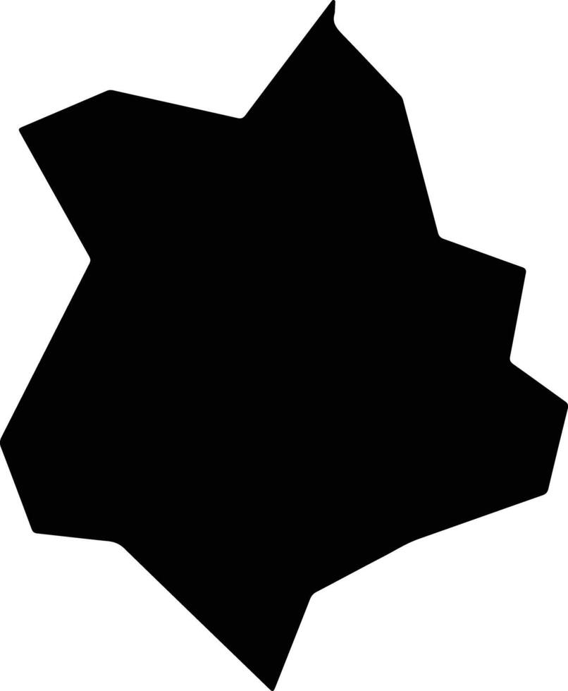 Yachiyo Japan silhouette map vector
