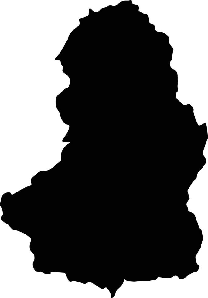 Yacuambi Ecuador silhouette map vector