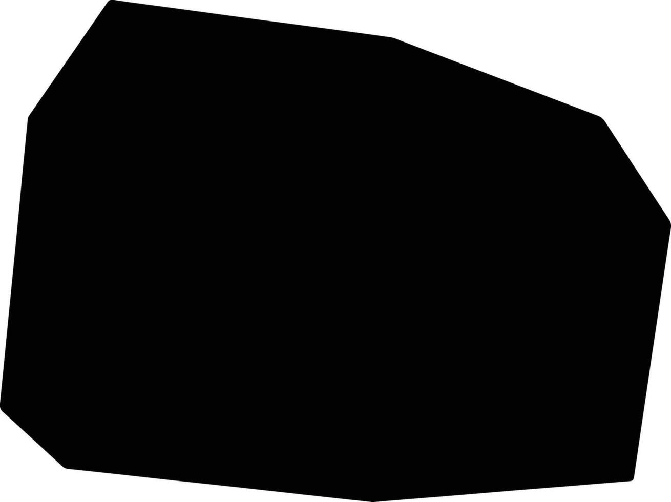 Yahiko Japan silhouette map vector