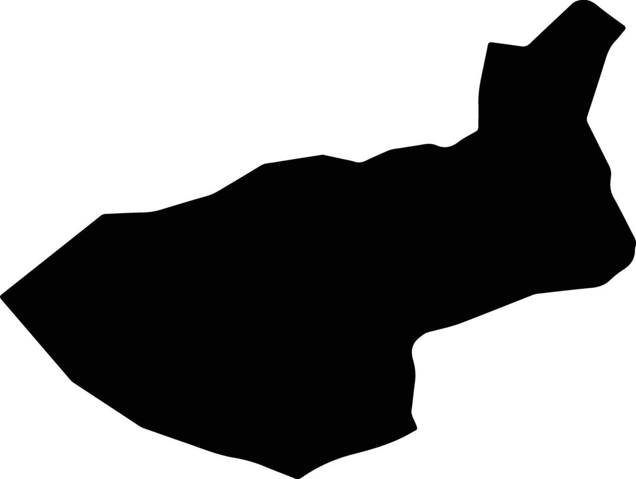 Yahr Yemen silhouette map vector