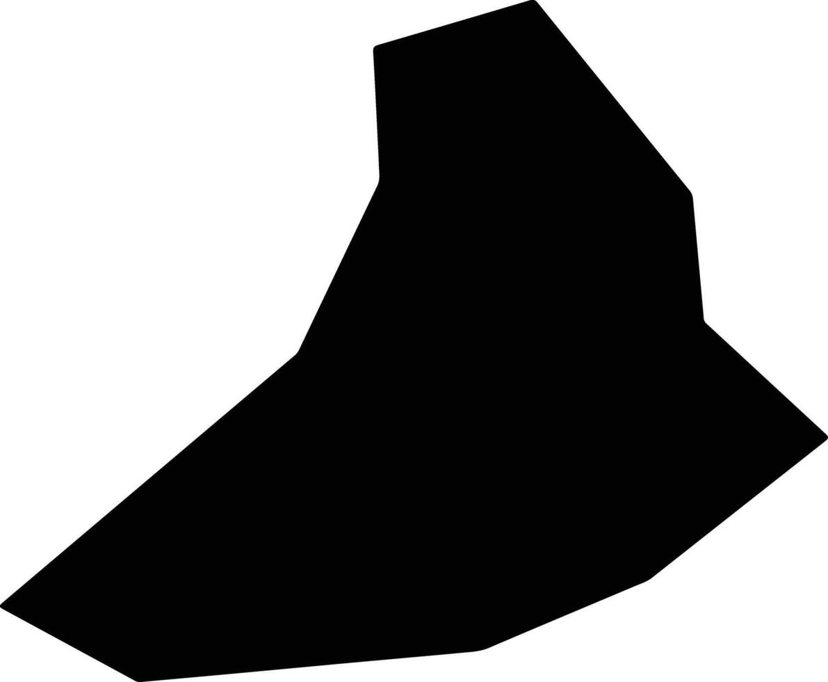 Yakimovo Bulgaria silhouette map vector