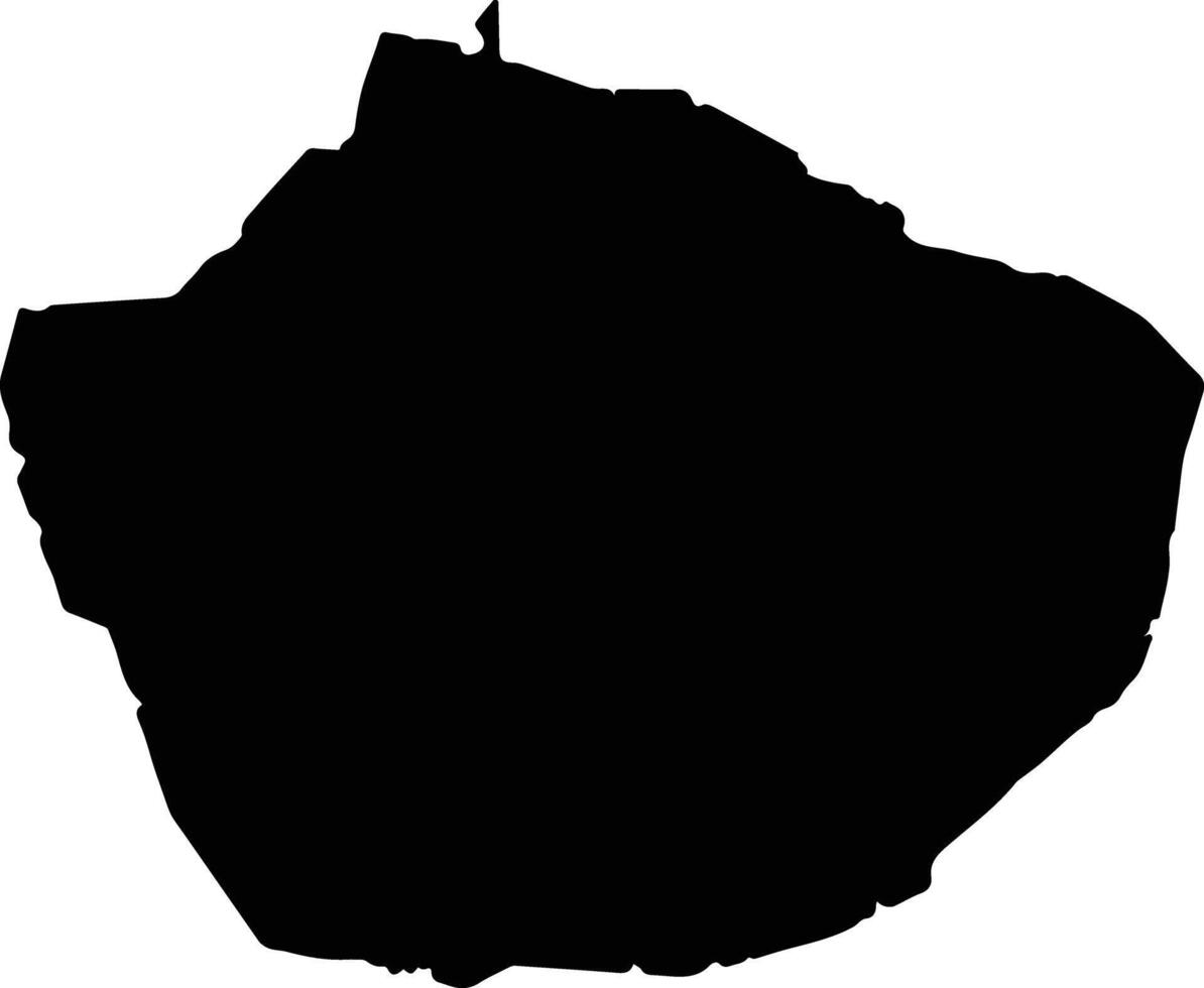 Yakushima Japan silhouette map vector