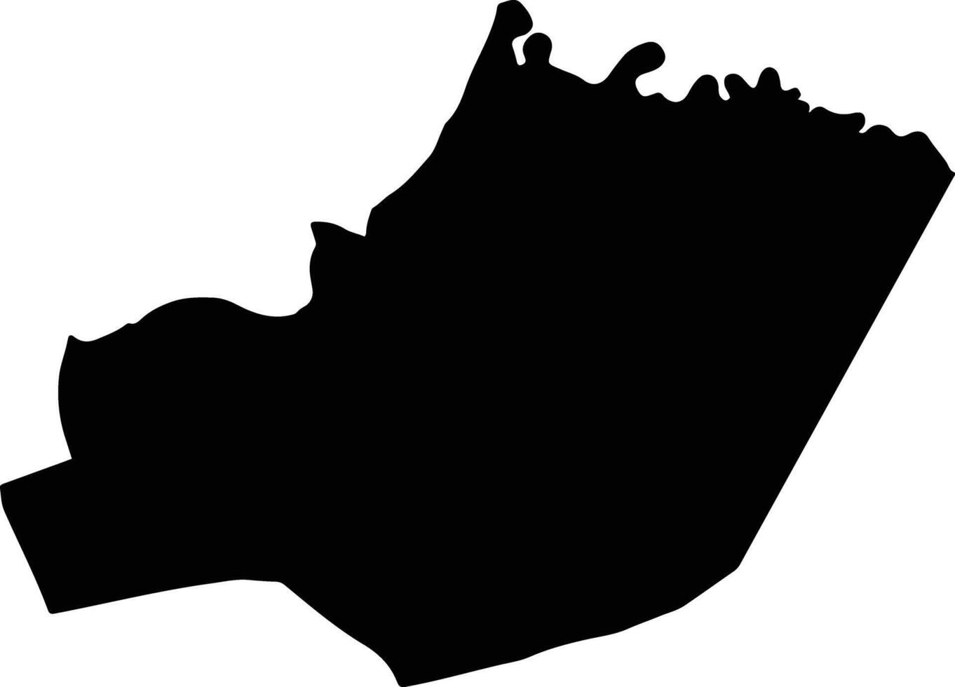 Yalimo Indonesia silhouette map vector