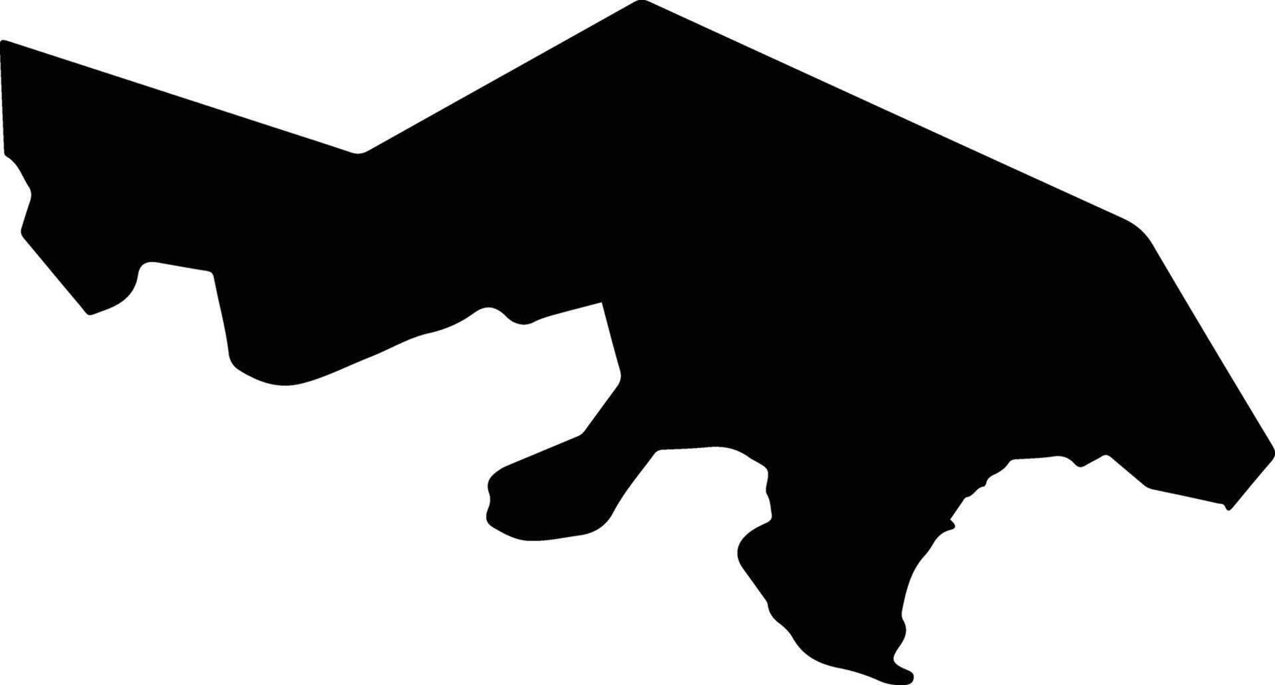 Yampil Ukraine silhouette map vector