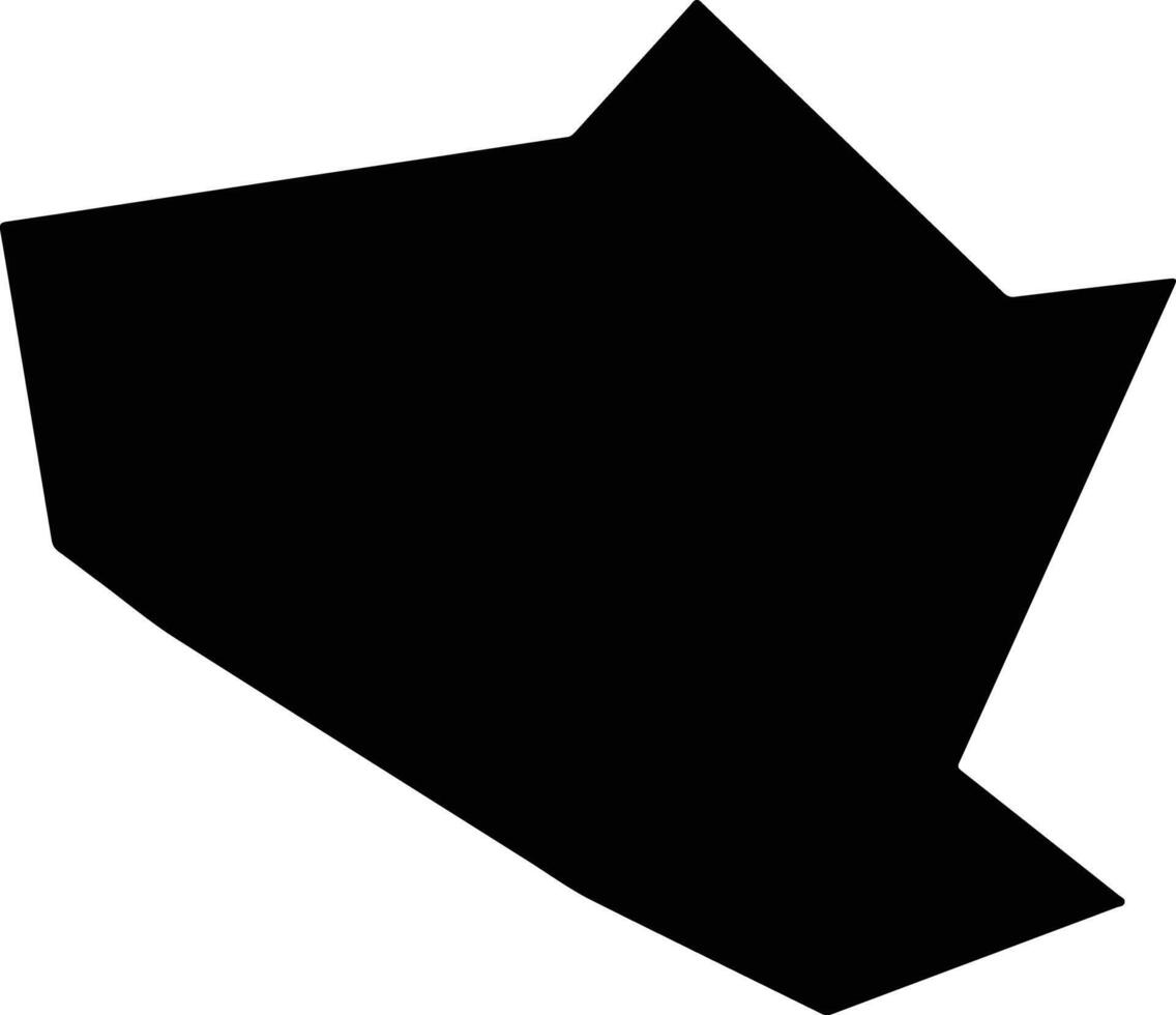 Yanbianxian China silhouette map vector
