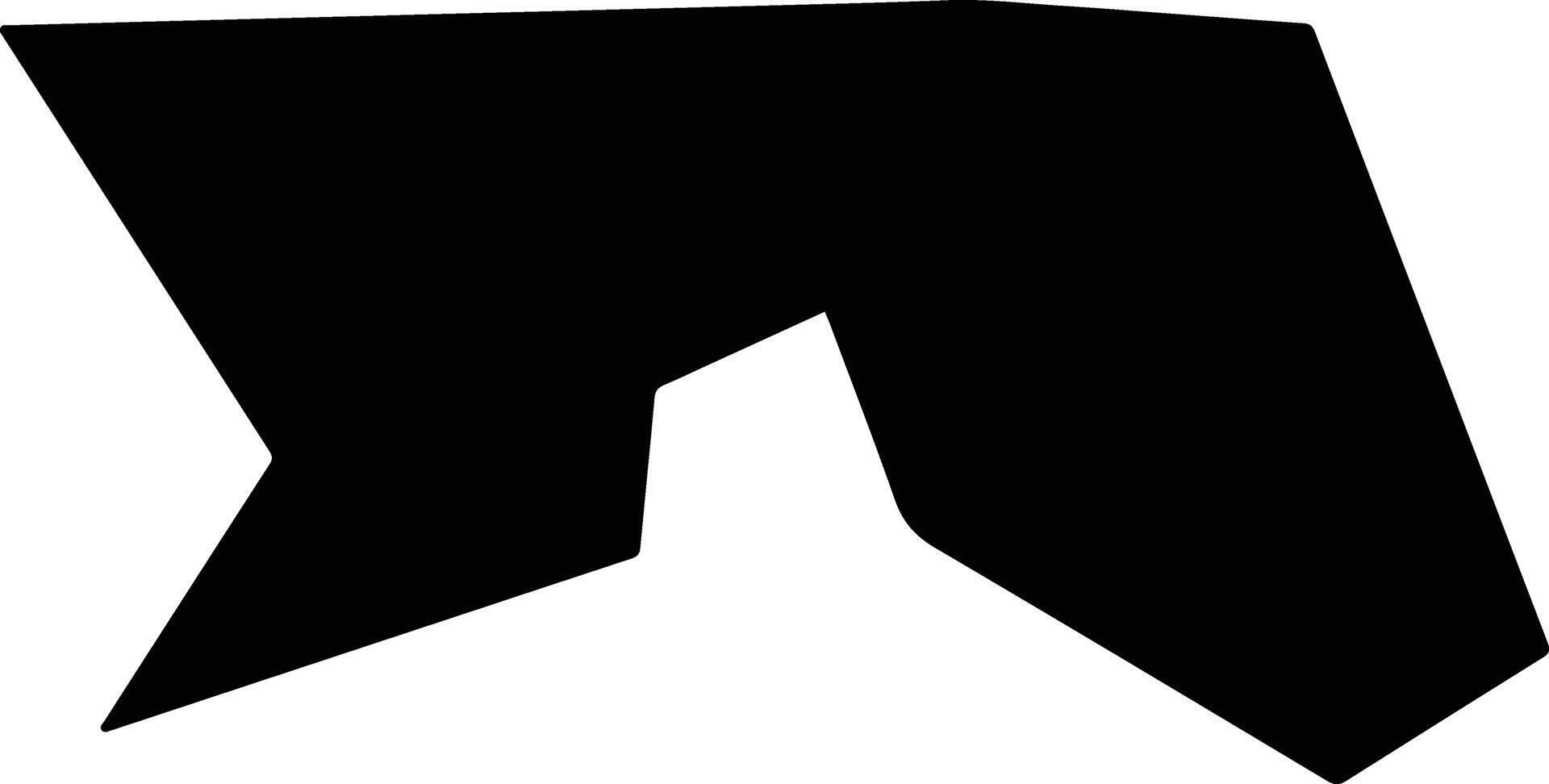 Yanchengxian China silhouette map vector