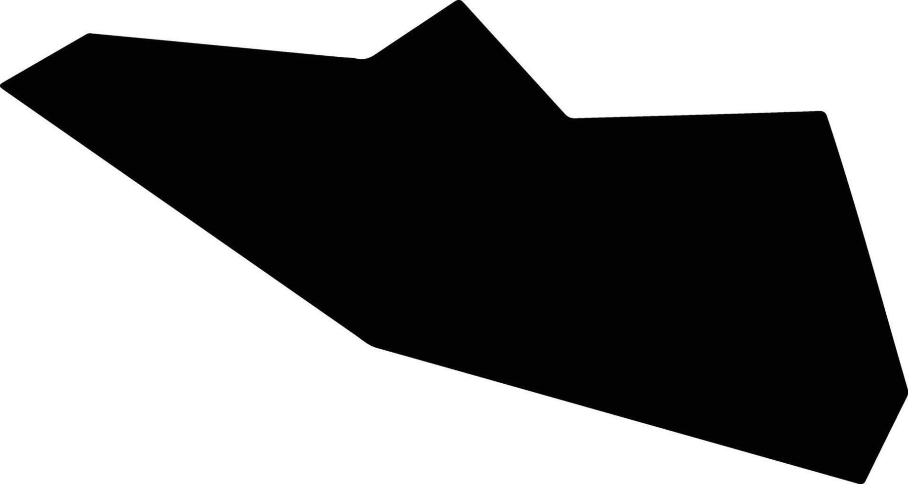 Yanchuanxian China silhouette map vector