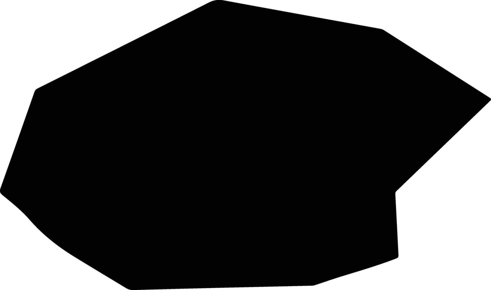 Yangiarik Uzbekistan silhouette map vector