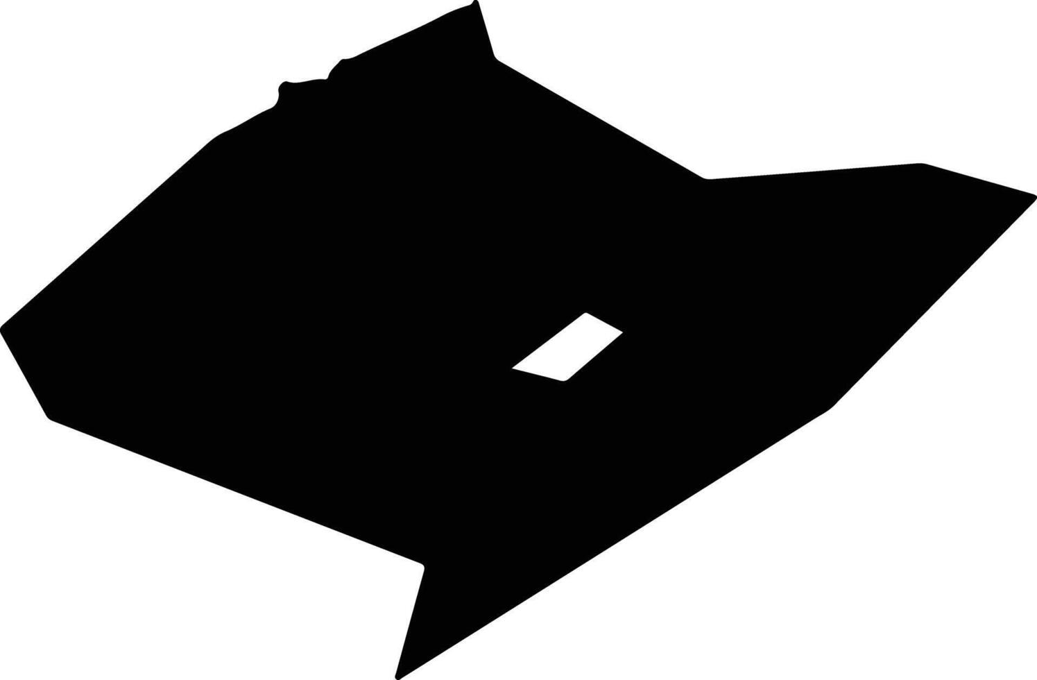 Yangiyul Uzbekistan silhouette map vector