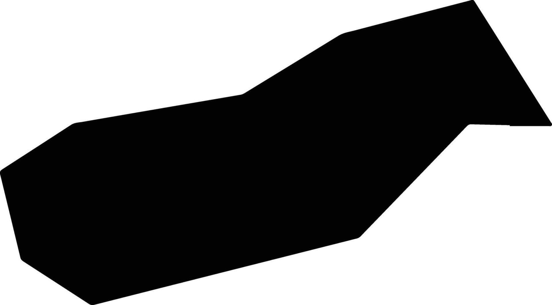 Yangyuanxian China silhouette map vector