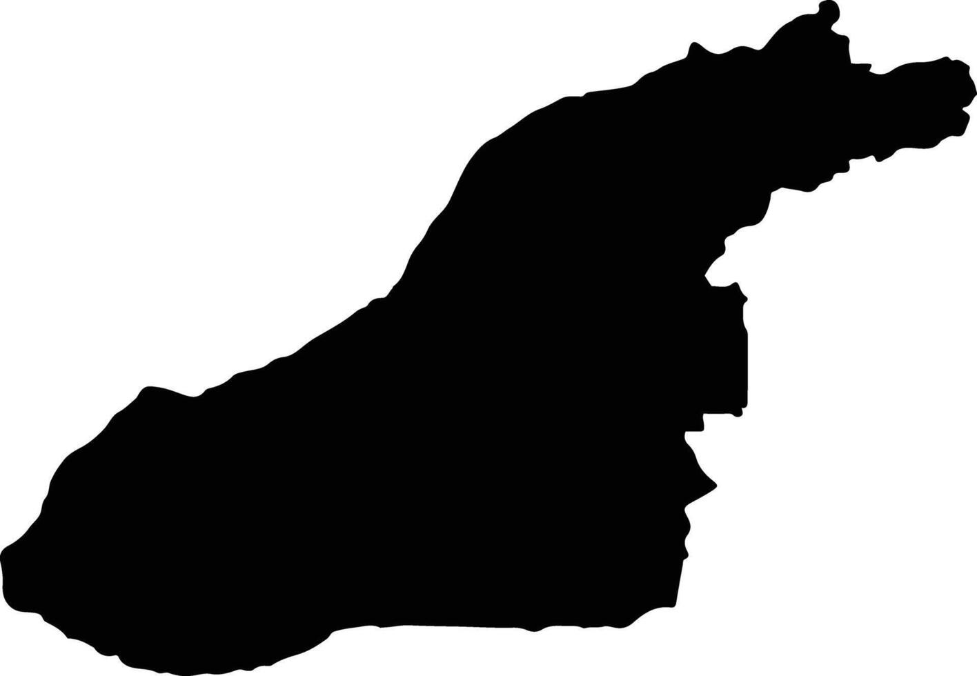 Yankalilla Australia silhouette map vector