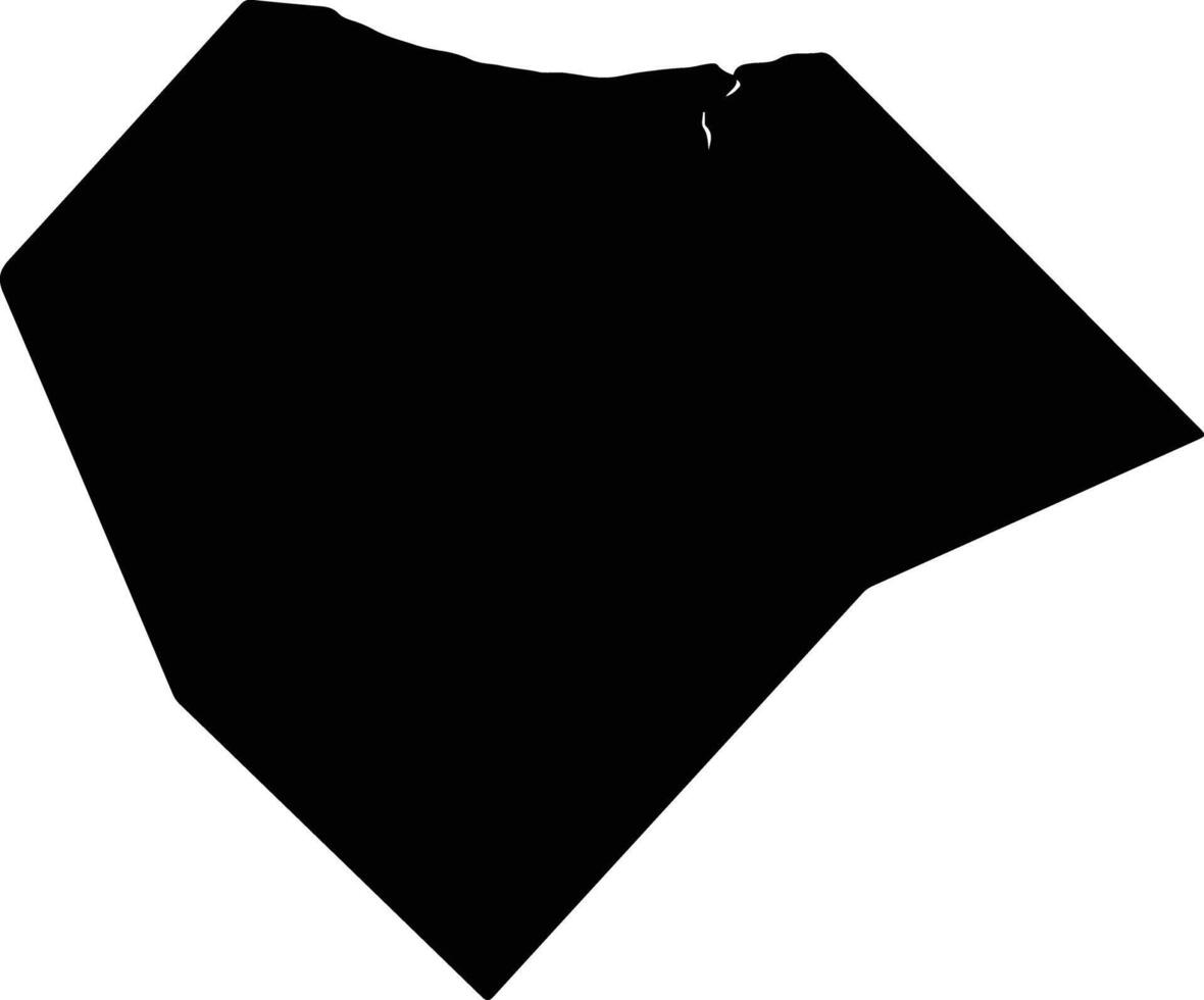 Yantaishi China silhouette map vector
