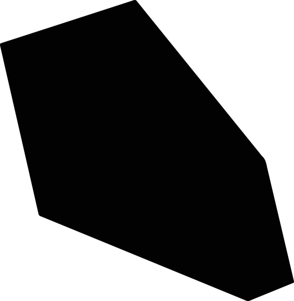 Yantingxian China silhouette map vector