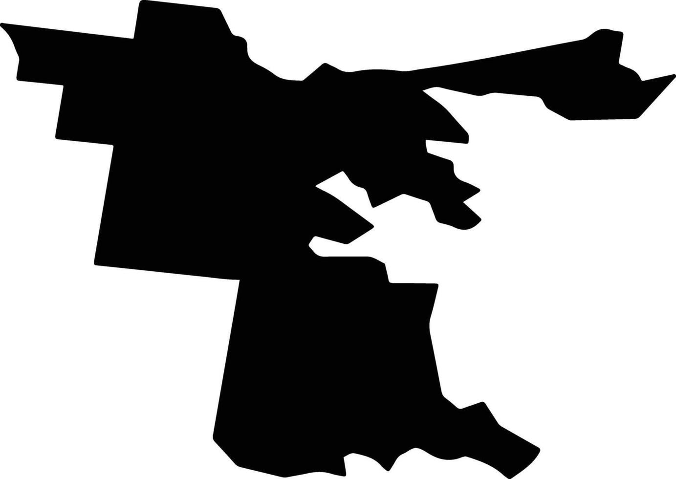 Yarra Australia silhouette map vector