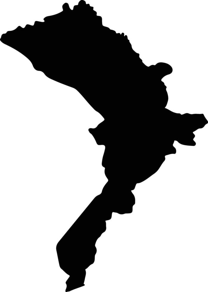 Yarula Honduras silhouette map vector