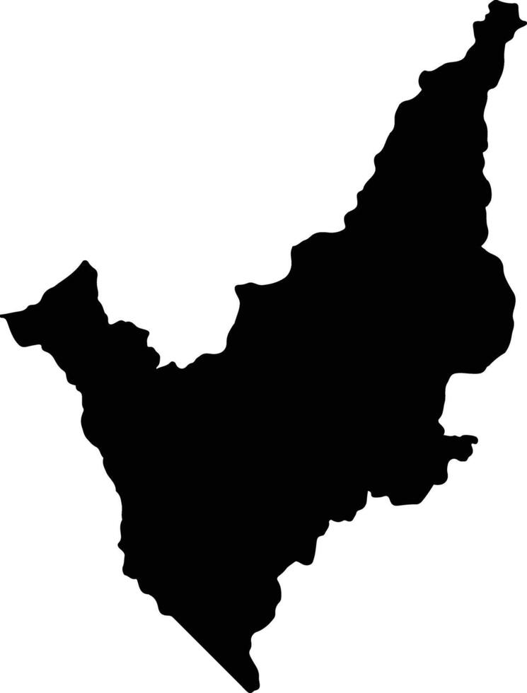 Yarumal Colombia silhouette map vector