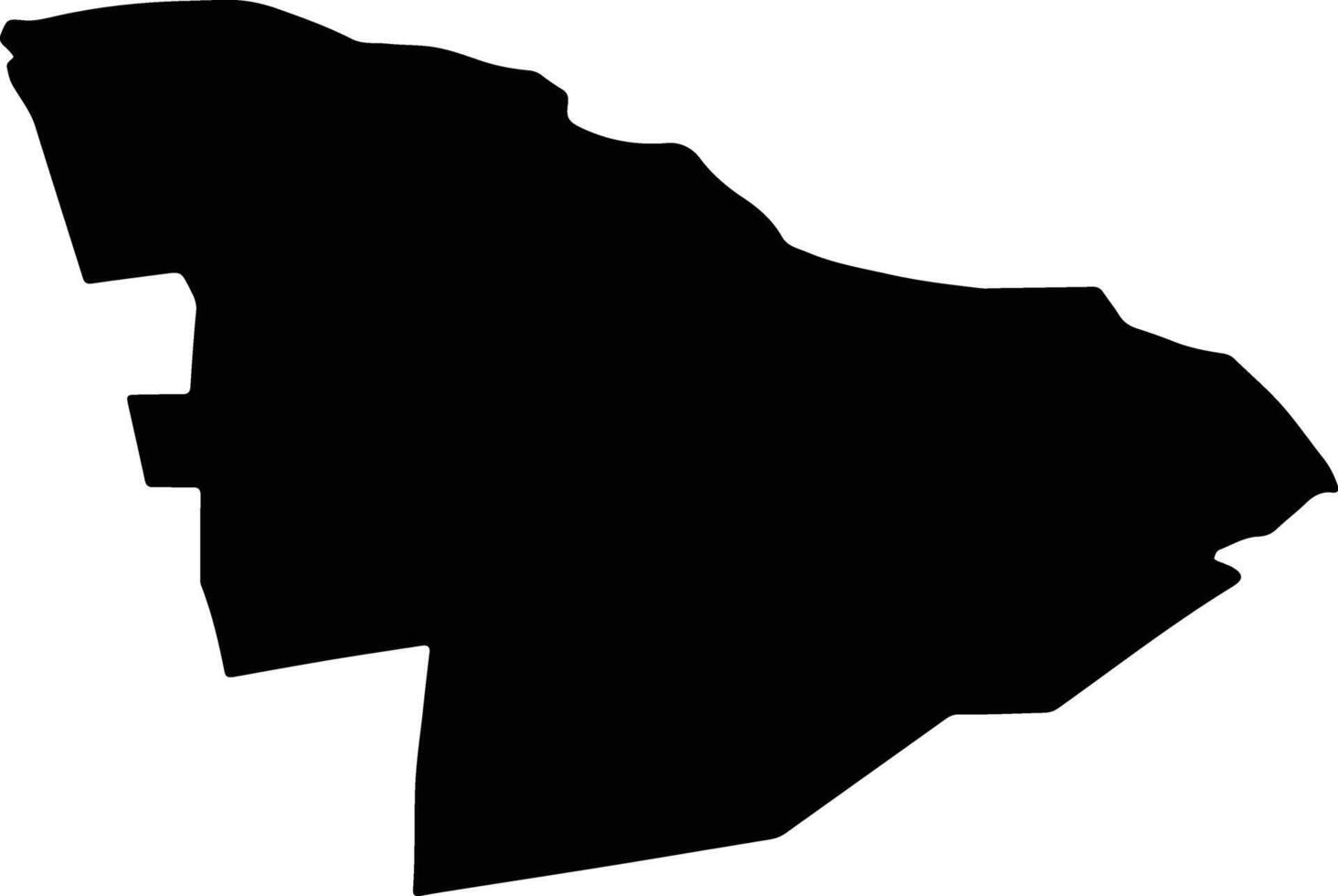 Yashaltinsky District Russia silhouette map vector
