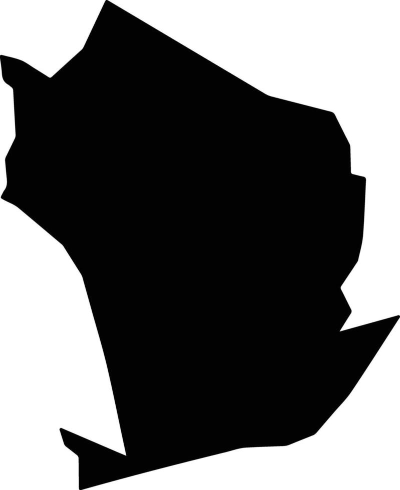 Yaxe Mexico silhouette map vector