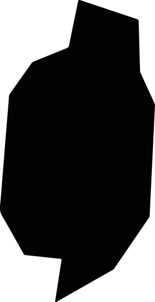 Yayantique El Salvador silhouette map vector