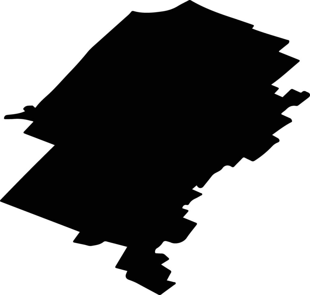 Yegoryevsky District Russia silhouette map vector