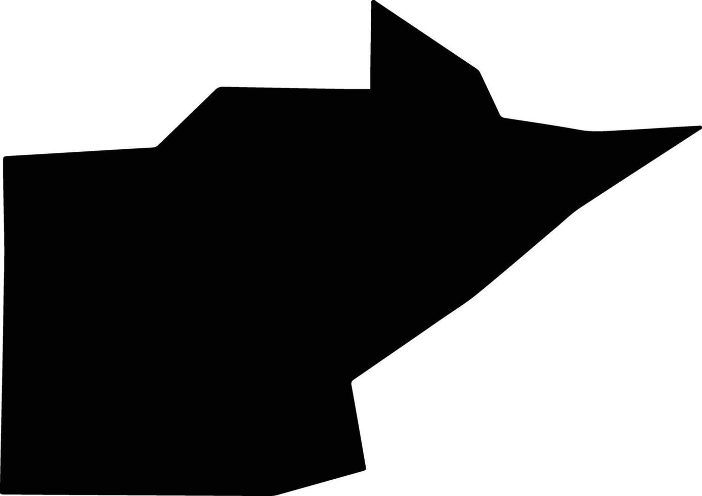 Yell United States silhouette map vector