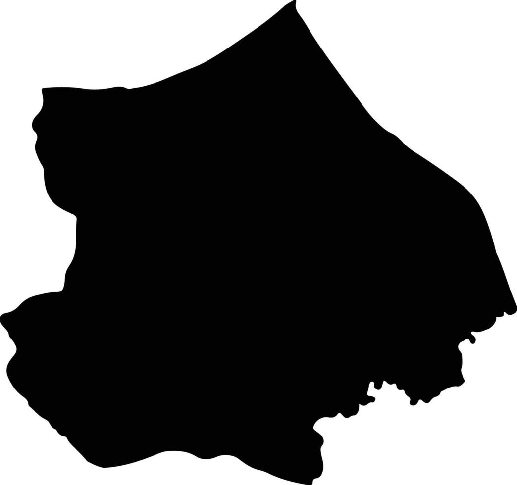 Yi Ngo Thailand silhouette map vector