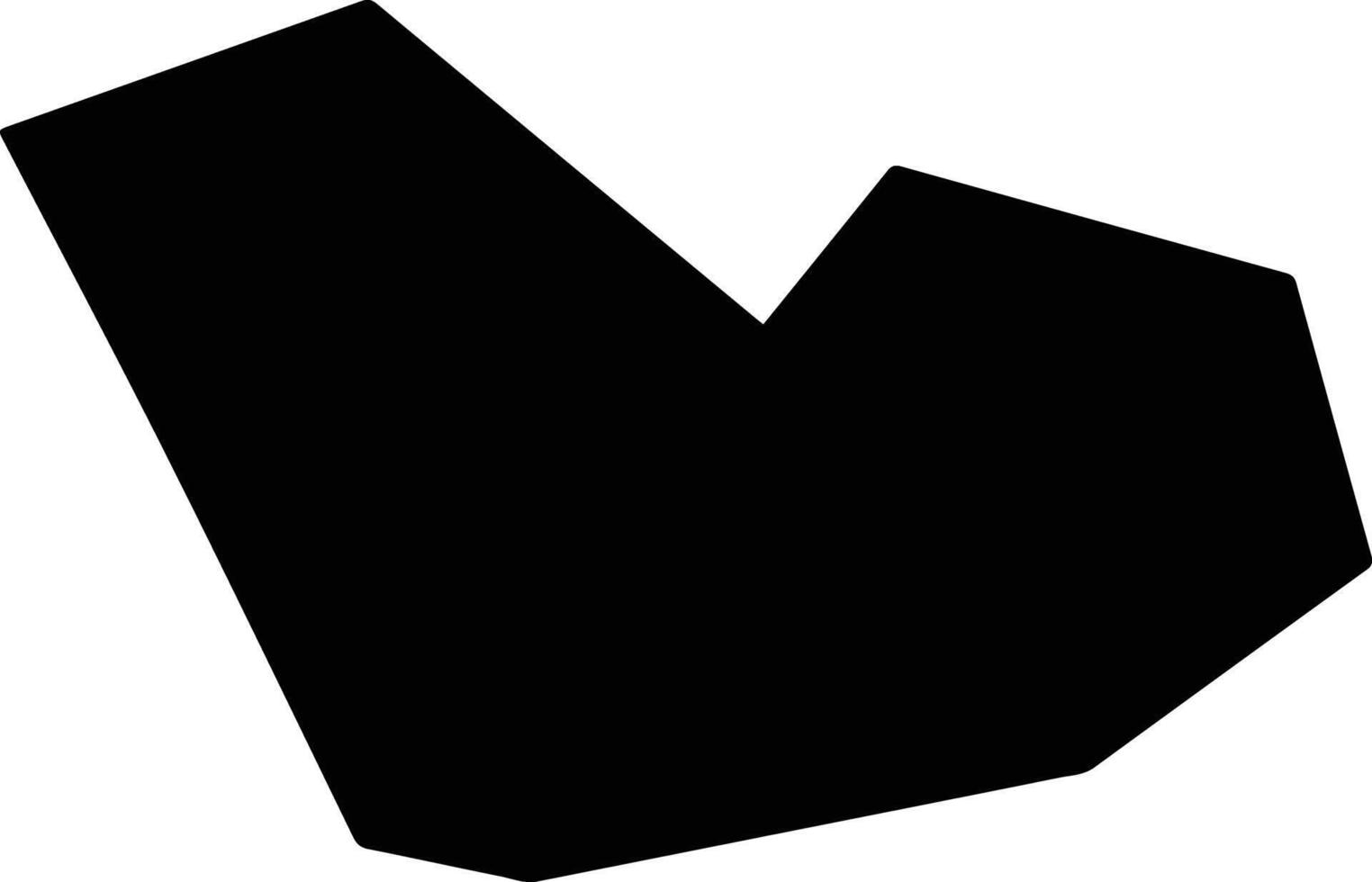 Yilongxian China silhouette map vector