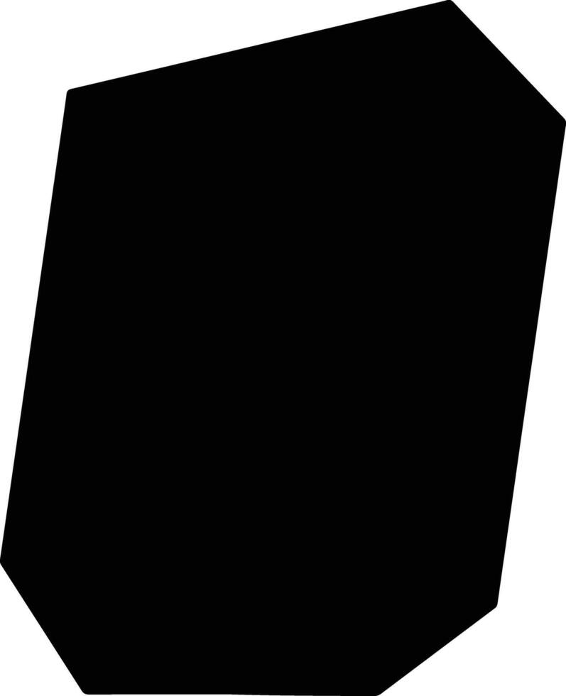 Yimenxian China silhouette map vector
